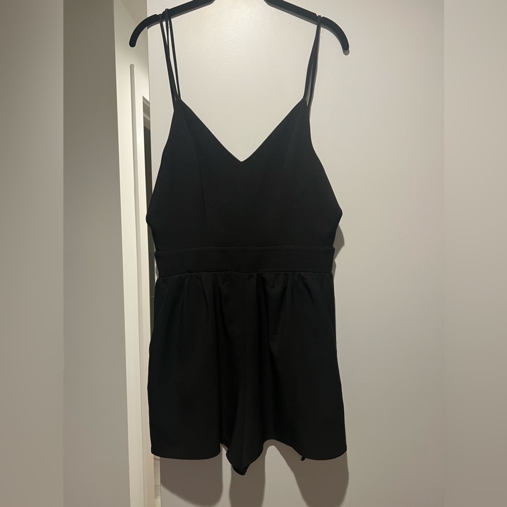 Windsor, black romper in size medium